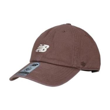 Imagem de Boné New Balance 6 Panel Core Marrom e Branco Unissex-Unissex