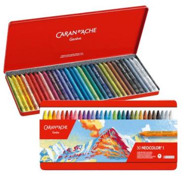 Imagem de Giz Pastel Oleoso Caran D'Ache Neocolor I 30 Cores - CARAN DACHE