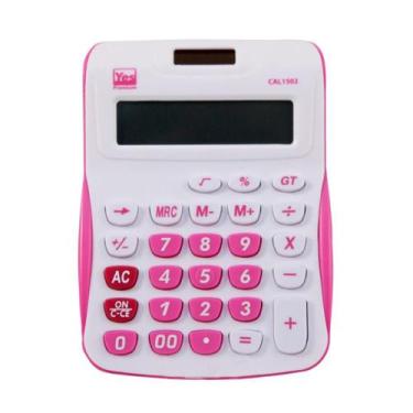 Imagem de Calculadora de Mesa Yes 12 Dígitos Rosa