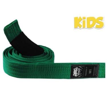 Imagem de Faixa de jiu jitsu venum "bjj belt" infantil verde, M3