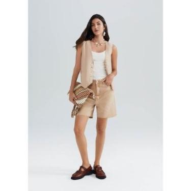 Imagem de Bermuda Feminina Cintura Média Em Sarja-Feminino