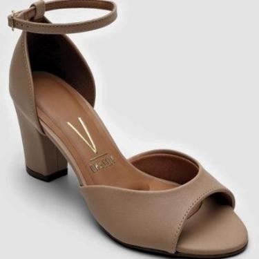 Imagem de Sandália Feminina Peep Toe Salto Alto Grosso Vizzano-Feminino