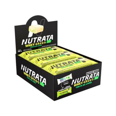 Imagem de Barra Whey Grego Bar - 12 Unidades de 40g Torta de Limão - Nutrata, To