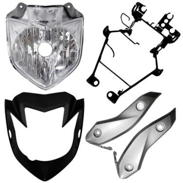 Imagem de Kit Farol Fazer250 11 A 16 Carenagem Farol Bananinha Aranha - Geral, P