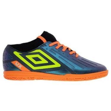 Imagem de Chuteira Indoor Infantil Menino Umbro UX JR Laranja-Masculino