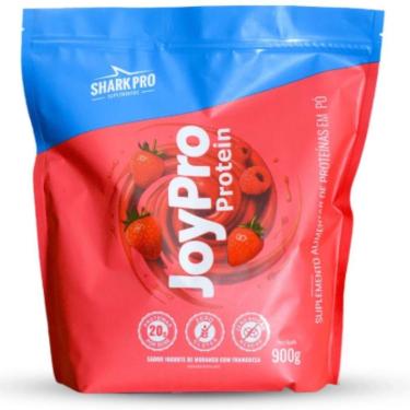 Imagem de Whey Colageno Hidrolisado Iogurte Morango 900g - Shark Pro-Unissex