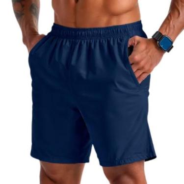 Imagem de Short Bermuda Tactel Masculino Praia Verão Piscina Treino Leve Confort