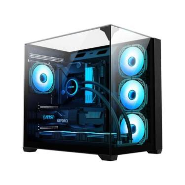 Imagem de Gabinete Gamer K-mex Aquário CG-01FD ATX Mega Shark Sem Fans - K-mex I