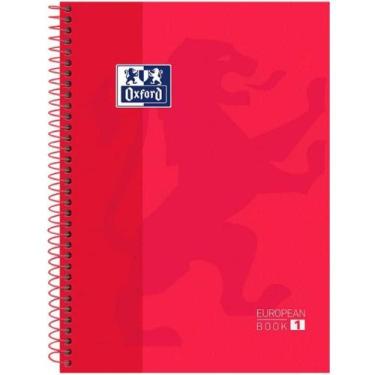 Imagem de Caderno Universitário European Book Espiral Capa Dura 1 Matéria OXFORD