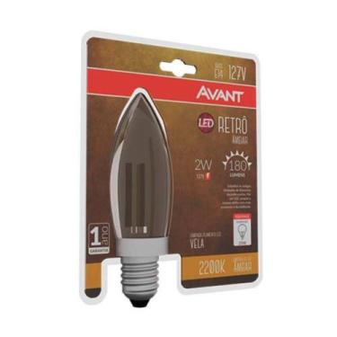 Imagem de Lâmpada LED Vela E14 Retro 127V Avant