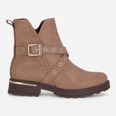 Imagem de Bota Piccadilly Tratorada Nude, Nozes, 35