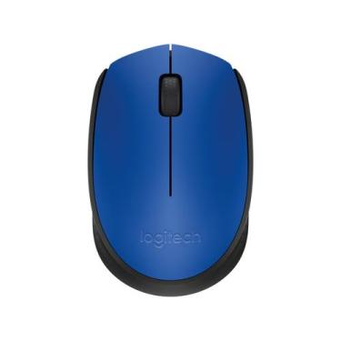 Imagem de Mouse Optico sem Fio M170 AZUL Logitech 910-004800 - C3TECH, Azul