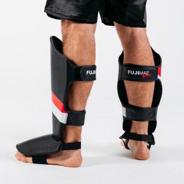 Imagem de Caneleira e Protetor de Pé para Kickboxing, Muay Thai, Hapkido e Karat