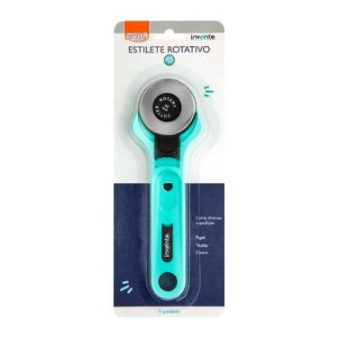 Imagem de Estilete rotativo 45mm brw es0201, AZUL CLARO