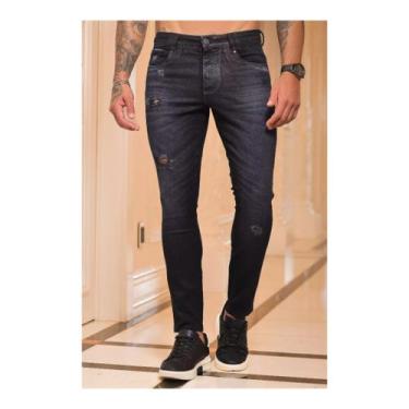 Imagem de Calça Masculina Pitbull Lançamento Ref 87817 - Pit Bull Jeans, Azul, 4