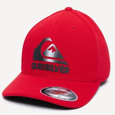 Imagem de Boné Quiksilver Aba Curva Soft Hologram SM26 Vermelho, Vermelho, P