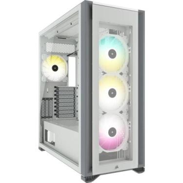 Imagem de Gabinete Corsair Icue 7000x Rgb Full Tower Lateral Em Vidro Temperado 