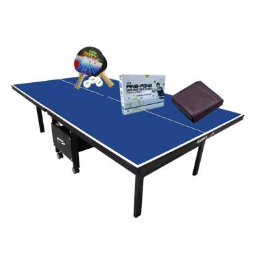Imagem de MESA PING PONG 1084 KLOPF + Kit Completo 5094 + Capa Mesa Fechada