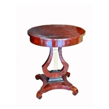 Imagem de Mesa Auxiliar Imbuia Design Musical Unic Alto Padrão Formosa - LUXdéco