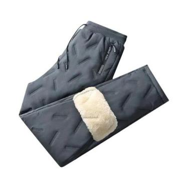 Imagem de Calças De Corrida Masculinas Para O Inverno, Térmicas, Impermeáveis E 