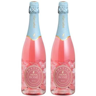 Imagem de Kit 2 Espumante Salton Poetica Demi Seco Rose 750ml