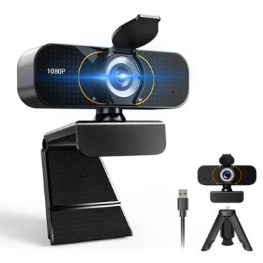 Imagem de Webcam Weishin 1080p Plug and Play com Tampa de Privacidade