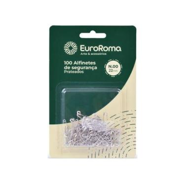 Imagem de Alfinete Seguranca Metal 100pc N.00 - EuroRoma, Unico