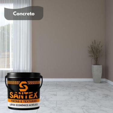 Imagem de Látex Super Economica Santex 3,6L Tinta Resistente Fácil Aplicação Mai