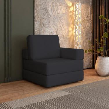 Imagem de Sofá Cama À Vácuo 1 Lugar Linha Modular Flip Magic - Yescasa