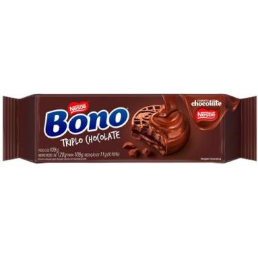 Imagem de Biscoito Chocolate ao Leite Recheado Bono  - Nestlé 109g