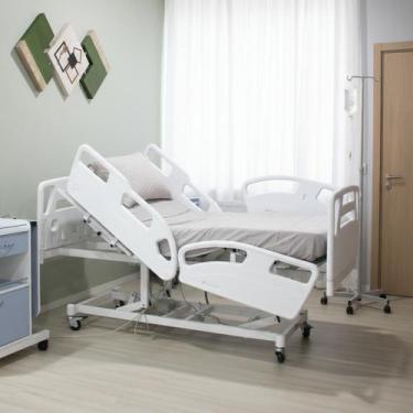 Imagem de Cama Hospitalar Elétrica Motorizada 9 Movimentos com Colchão D33 Com E