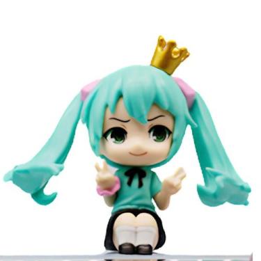 Imagem de Action Figure Boneco Hatsune Miku Vocaloid 10cm Personagem:2 - Geek Fo