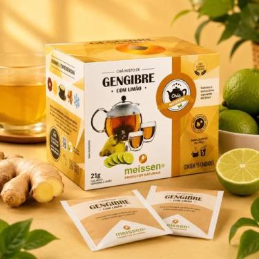 Imagem de Chá Misto de Gengibre com Limão Meissen 21g 15 Sachês por Caixa