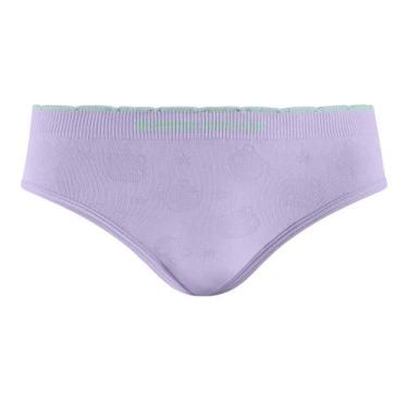 Imagem de Calcinha Tanga Infantil sem Costura Ursinha Estelar Lilás - Zee Rucci,