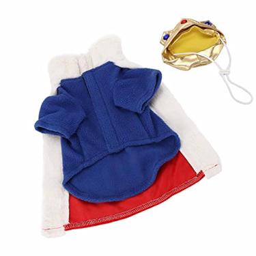 Imagem de Traje de Halloween para animais de estimação, roupas de cachorro confortáveis ​​no Natal para o aniversário de cães pequenos e médios(XL)