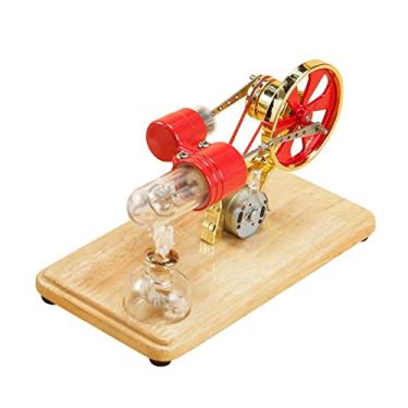 Imagem de Zwbfu Mini Air Hot Stirling Engine Motor Model Colorido LED Eletricidade Power Generator Kit Educacional de Ciências para Crianças Crianças
