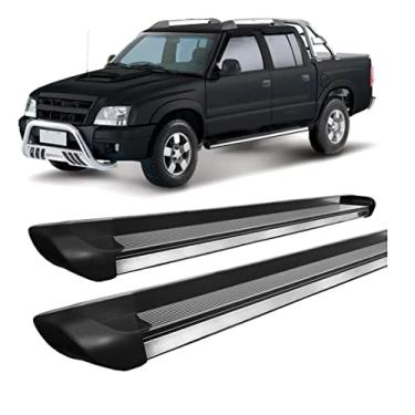 Imagem de Estribo S10 1995 a 2011 Alum personalizado Preto Fosco C/D