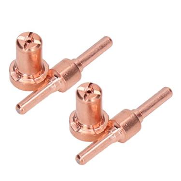 Imagem de Eletrodos de ponta, bico de soldagem Fácil substituição 12mm Espessura de corte Boa condutividade para tocha PT31 40A
