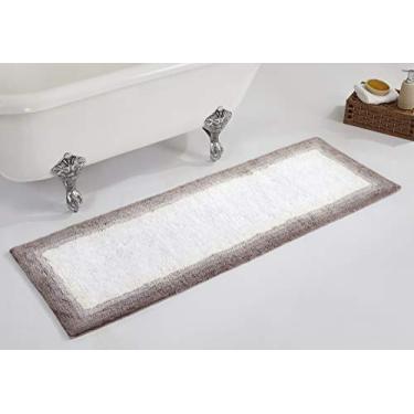 Imagem de Better Trends Torrent Collection é ultra macio, felpudo e absorvente tapete de banheiro 100% algodão em cores vibrantes, 50,8 cm x 152,4 cm, retangular, bege