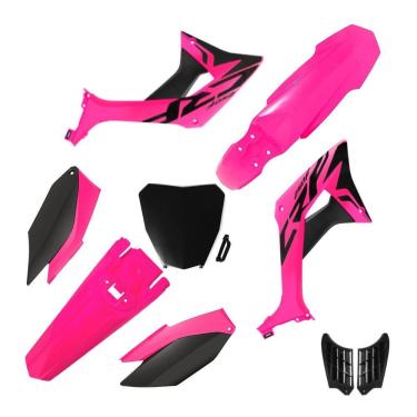 Imagem de Kit Plástico Biker Evo Crf 250f Com Adesivos e Number Plate Next