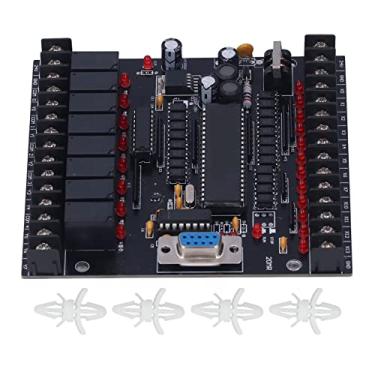 Imagem de Placa de controle industrial PLC Módulo de controle programável industrial de chip único Microcomputador 20MR Módulo controlador DC 24V