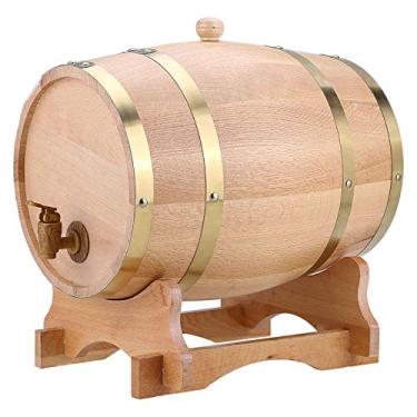 Imagem de Barril de u¨ªsque envelhecido em carvalho,barril de vinho personalizado de 1,5/3/5/10 litros, envelhe?a seu pr¨®prio u¨ªsque, cerveja, vinho, bourbon, tequila, molho picante e mais(10L), Barril de