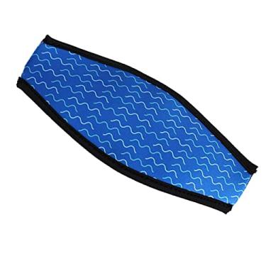 Imagem de Substituição de de Neoprene Ajustável de Aquático com Snorkel Faixa de de com Snorkel Faixa de Cabeça de Snorkel, Marinha