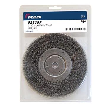 Imagem de Weiler 2335 Vortec Pro Rebarbador médio para bancada facial, 17,78 cm, 0,4 cm, furo do mandril de 1,5 cm