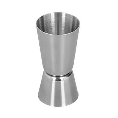 Imagem de Bar Jigger,1.7oz/0.85oz A?o Inoxid¨¢vel Double Jigger Requintadamente polido Simples Elegante Apar¨ºncia Espessado Design para Restaurante Fam¨ªlia, Bar, Hotel, Caf¨¦, KTV, Coador duplo de A?o Inoxi