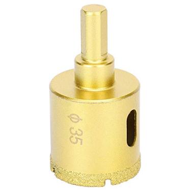 Imagem de Shanrya Broca de brasagem firme, 5 peças, abridor de perfuração para serra de furo, para trabalho industrial de cerâmica de vidro de concreto de mármore