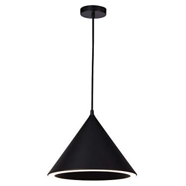 Imagem de Pendente Bella Iluminação Hat No Voltagev Preto