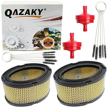 Imagem de QAZAKY 2 peças de filtro de ar compatível com Tecumseh 33263 33268 H80 HM70 HM80 HM100 HXL840 TVM195 VM80 7HP 8HP 10HP M49746 N49746 100115 056022 702 702 232 B1SB2775 TAF125 2618215 30100 702232 2775