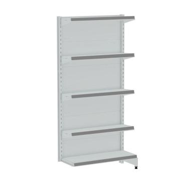 Imagem de Gondola Parede 196 Amapa Flex 60 Continuação Branco Fx Cinza