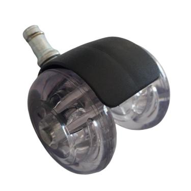 Imagem de Rodizio Para Cadeira De Escritório Cromado Roda Gel S91 A